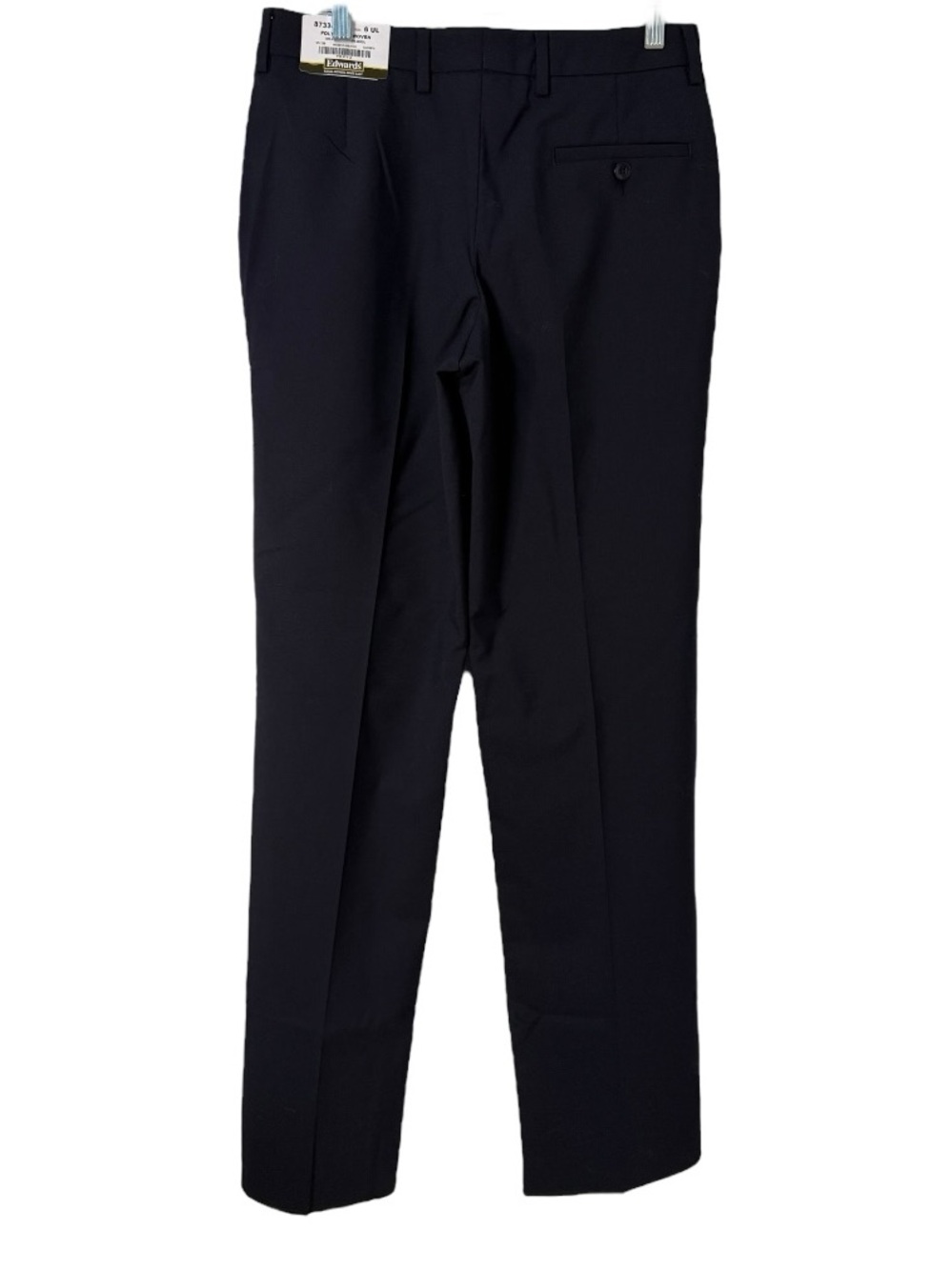 VTG Edwards Black High Waist Wool Blend Dress Pants Sz 6 NWT Unhemmed 36 Inseam